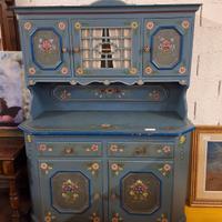 CREDENZA TIROLESE AZZURRA 