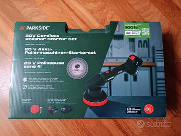 Lucidatrice rotorbitale batteria 20V PARKSIDE New 