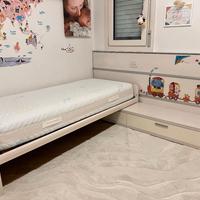 Letto singolo e materasso