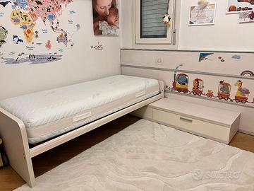 Letto singolo e materasso
