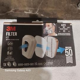 filtri maschera 3M 6002-1 vapori organici A2 P2