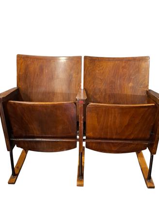 Coppia sedie cinema anni 60
