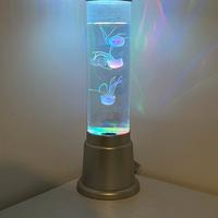 Lampada con led e meduse