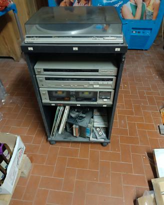 Impianto hi-fi Technics vintage completo