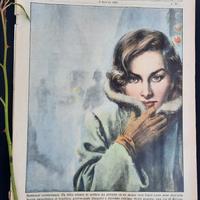 La Domenica del Corriere 6 gennaio 1952 Tv colori