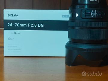 sigma art 24-70 f/2.8 DG attacco Canon 
