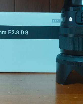 sigma art 24-70 f/2.8 DG attacco Canon 
