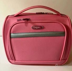 Beauty-case doppio rosa impermeabile Segue