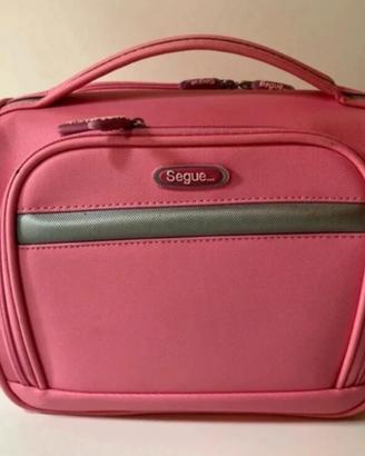 Beauty-case doppio rosa impermeabile Segue