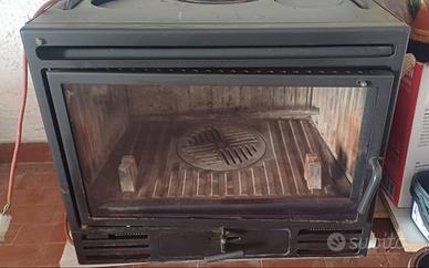 Inserto Camino legna Edilkamin Riga 49, Ventilato