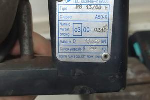 Gancio di Traino, TIPO: "PG 13/50 E"