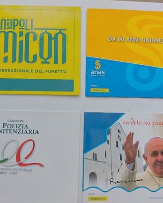 Poker di folder Poste Italiane