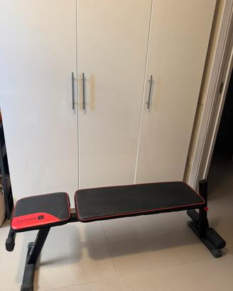 Panca bodybuilding pieghevole Domyos di Decathlon