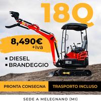 MiniEscavatore 15q NUOVO - DIESEL - FULL OPTIONAL