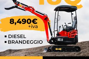 MiniEscavatore 15q NUOVO - DIESEL - FULL OPTIONAL