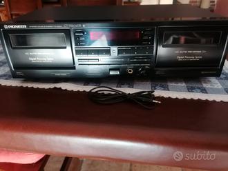 Deck doppia cassetta Pioneer CT-W606DR  			