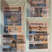 inter triplete 2010 giornali