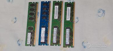 3 banchi di RAM da 2GB e 1 da 1GB
