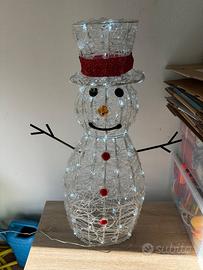 Pupazzo neve luminoso