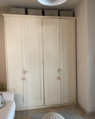 Armadio 4 ante beige chiaro