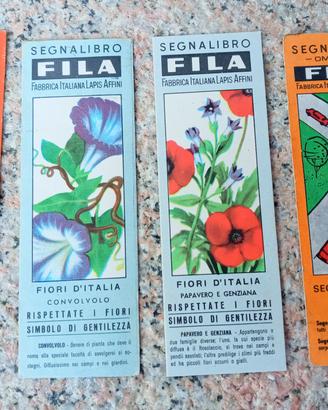 4 segnalibro fila lapis anni 60 