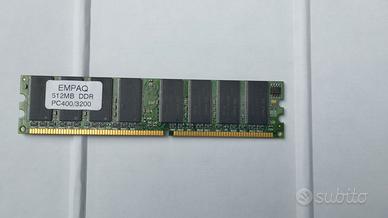 RAM Empaq DDR-SDRAM PC3200, 400MHz, 512 MB