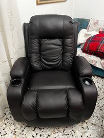 Poltrona reclinabile massaggiante