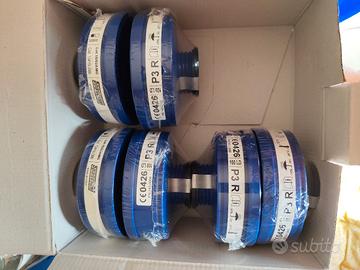 6 FILTRI 100 P3 R antipolvere fumi e nebbie  