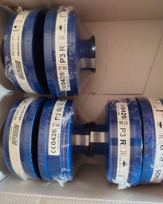 6 FILTRI 100 P3 R antipolvere fumi e nebbie  