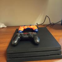 ps4 pro+giochi +scatola +controller 