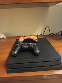 ps4 pro+giochi +scatola +controller 