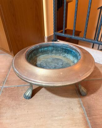 Braciere antico in rame Vintage d’epoca
