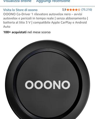 ooono  velox radar