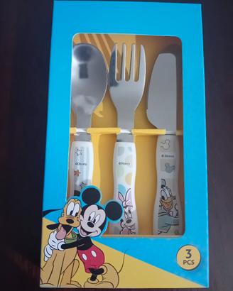 set posate bambini Disney Mickey Mouse