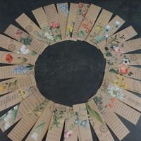 30 Segnalibro tutti diversi “Fiori e scritte"