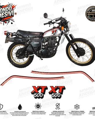 Adesivi serbatoio Yamaha XT 500 1981