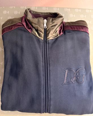 Felpa D&G con zip taglia 56