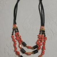 Collana Artigianale Corallo Rosa Vintage 