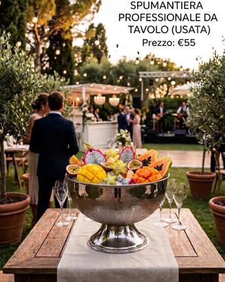 SPUMANTIERA ACCIAIO INOX- PER FESTE