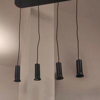 Lampadario a sospensione, nero - stile Marley