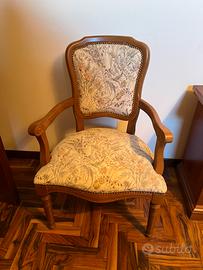 Poltrona vintage imbottita