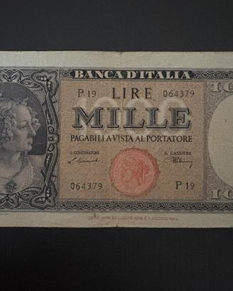 Banconota 1000 Lire Italia tipo "Testina"