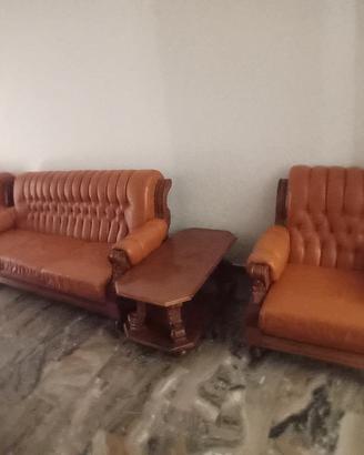 salotto 3 pezxi chesterfield tavolino