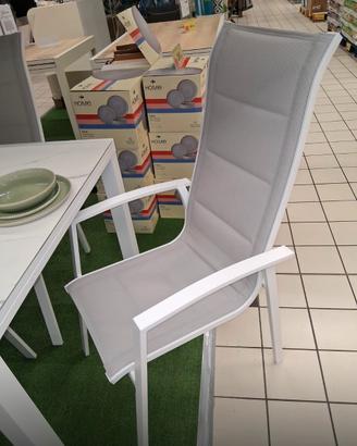 Tavolo alluminio e sedie