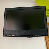 Tv Sony Bravia Monitor con telecomando e supporto