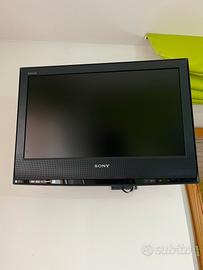 Tv Sony Bravia Monitor con telecomando e supporto