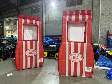 Teatrino teatro gonfiabile marionette burattini