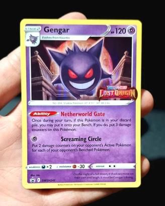 Gengar Swsh241 Promo Lost Origin Near Mint