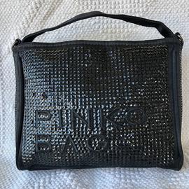 Pochette Pinko Bag in raso nero