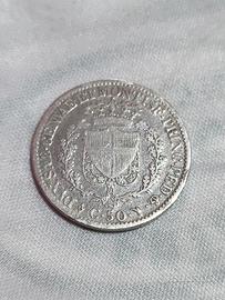 50 centesimi 1827 Carlo felice - Collezionismo In vendita a Vercelli